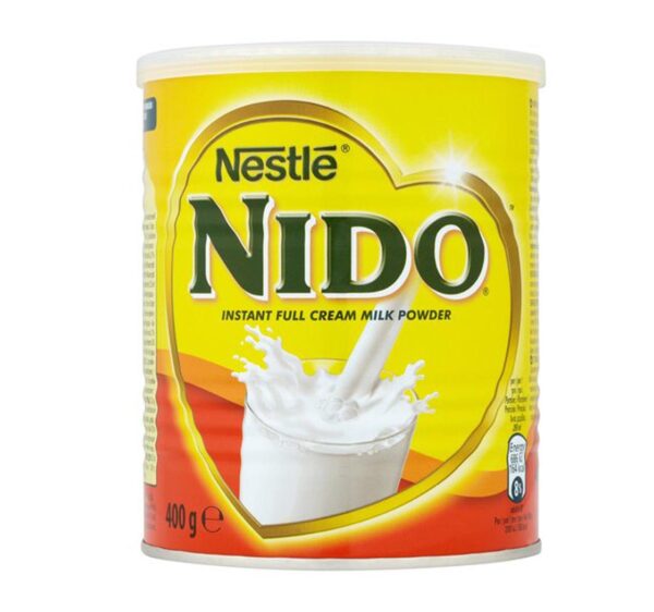 NESTLE NIDO INSTANT FULL CREAM MILK POWDER (WHITE CAP) 400G